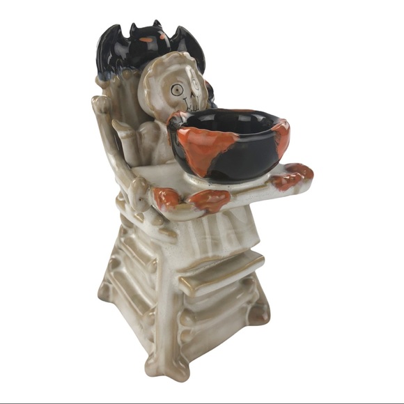 Yankee Candle Boney Bunch Baby Highchair Halloween Tealight Candle Holder